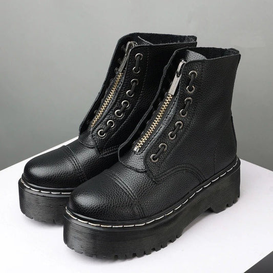 Bold Platform Ankle Boots