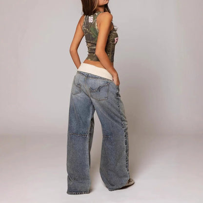 Lockere Denim-Hose