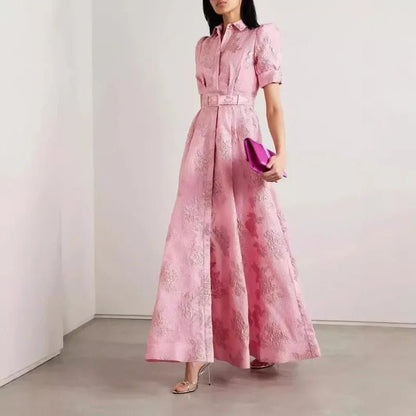 Graceful Silk Maxi Dress