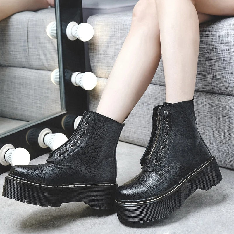 Bold Platform Ankle Boots