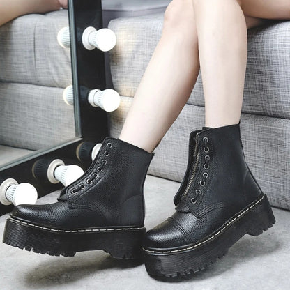 Bold Platform Ankle Boots