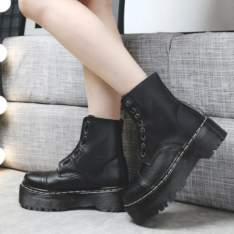 Bold Platform Ankle Boots