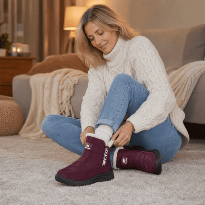 Warm Plush Snow Boots for Cold Weather Adventures