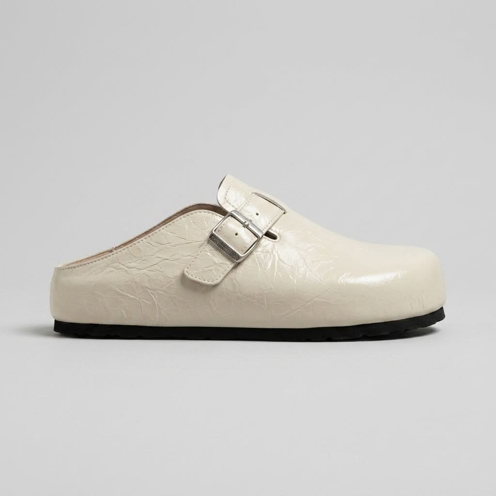 Buckle Platform Mules
