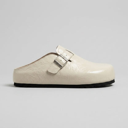 Buckle Platform Mules