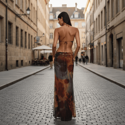 Statement Shape Maxi Dress for Everyday Styling
