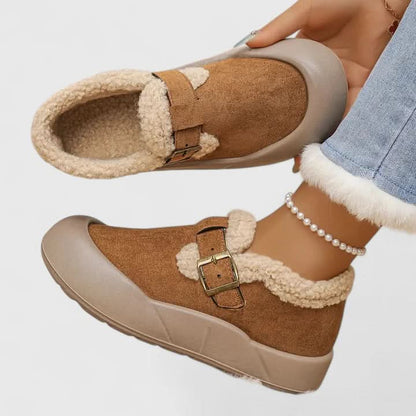 Buckle Winter Shoes for Cold Weather Comfort