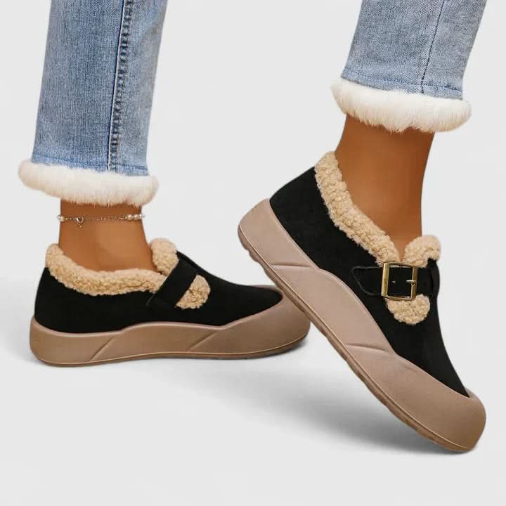 Buckle Winter Shoes for Cold Weather Comfort