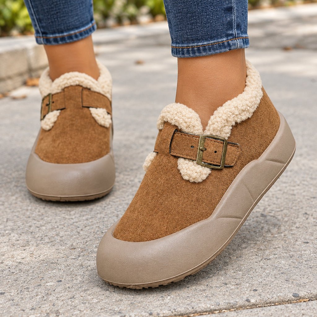 Buckle Winter Shoes for Cold Weather Comfort