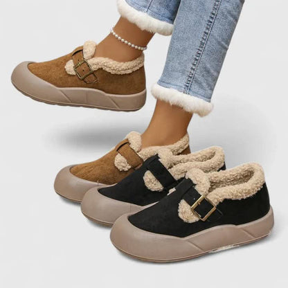 Buckle Winter Shoes for Cold Weather Comfort