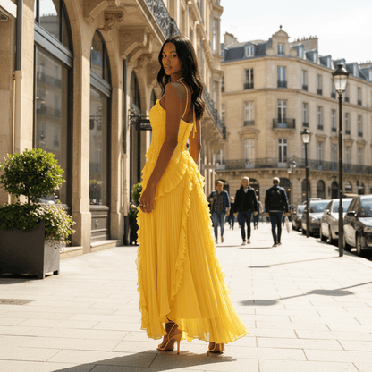 Fließendes, lässiges Maxikleid