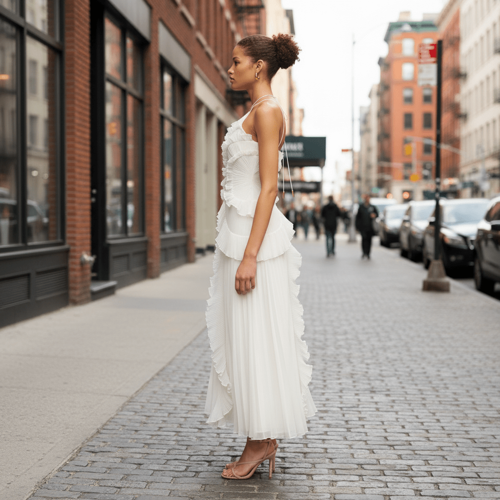 Fließendes, lässiges Maxikleid