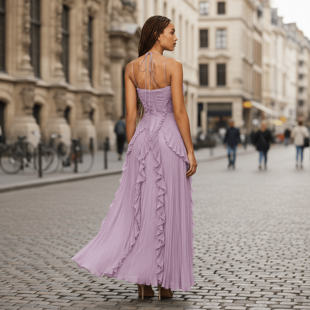 Fließendes, lässiges Maxikleid