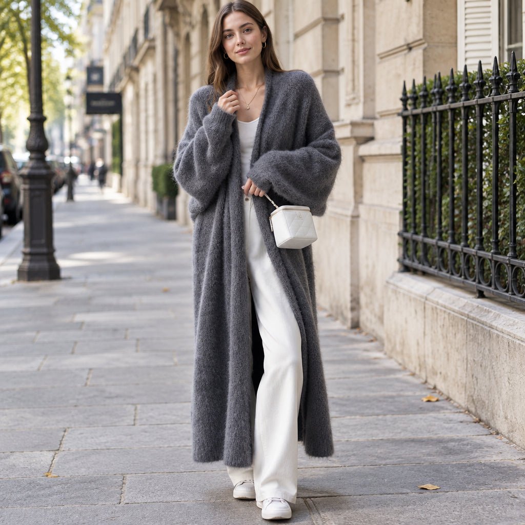 Long Open Cardigan for Layering