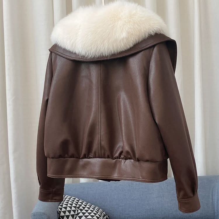 Winter Jacket With Fur Collar