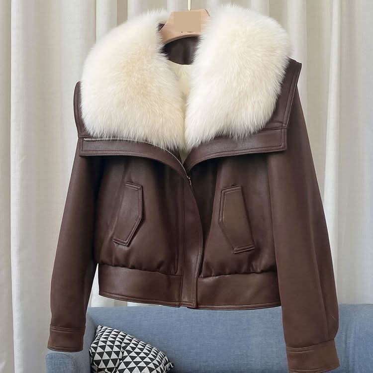 Winter Jacket With Fur Collar