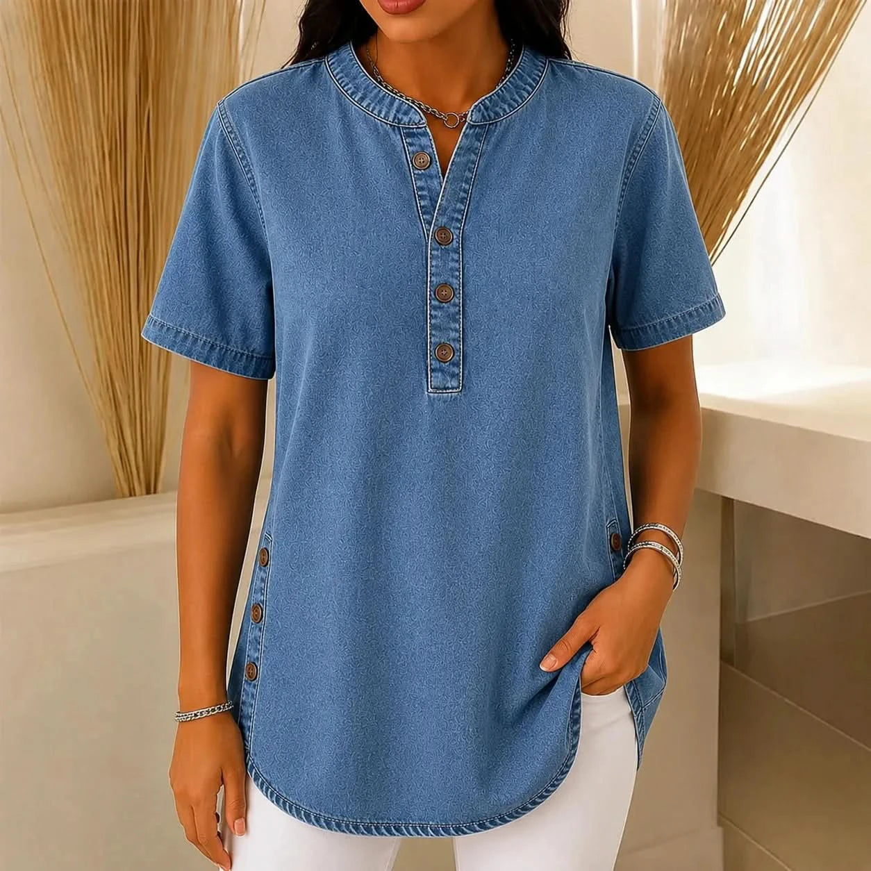 Relaxed Fit Tunic Top