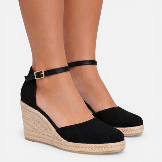 Closed Toe Wedge Sandals