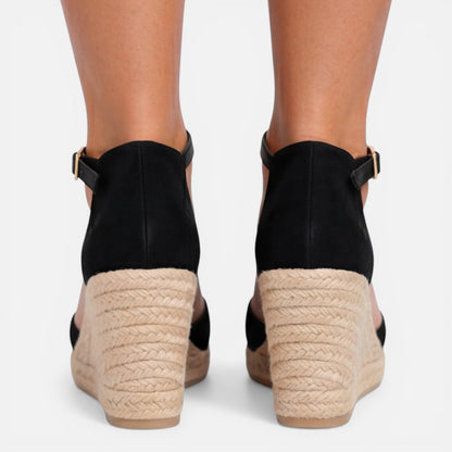 Closed Toe Wedge Sandals