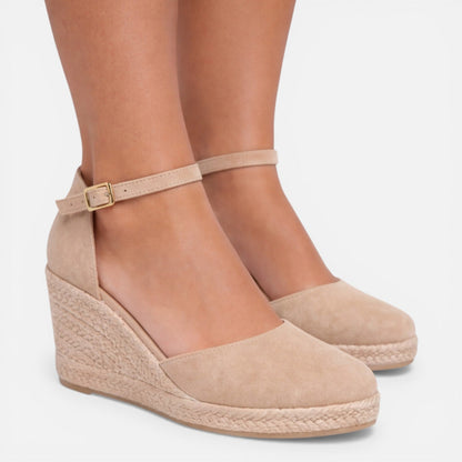 Closed Toe Wedge Sandals