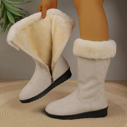 Winterstiefel mit Reißverschluss für Damen