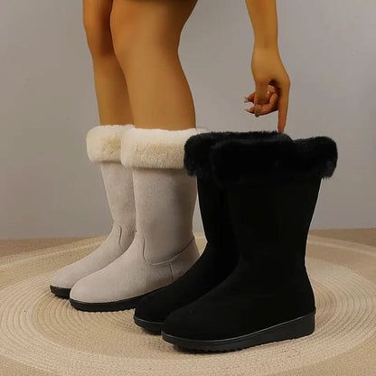 Winterstiefel mit Reißverschluss für Damen