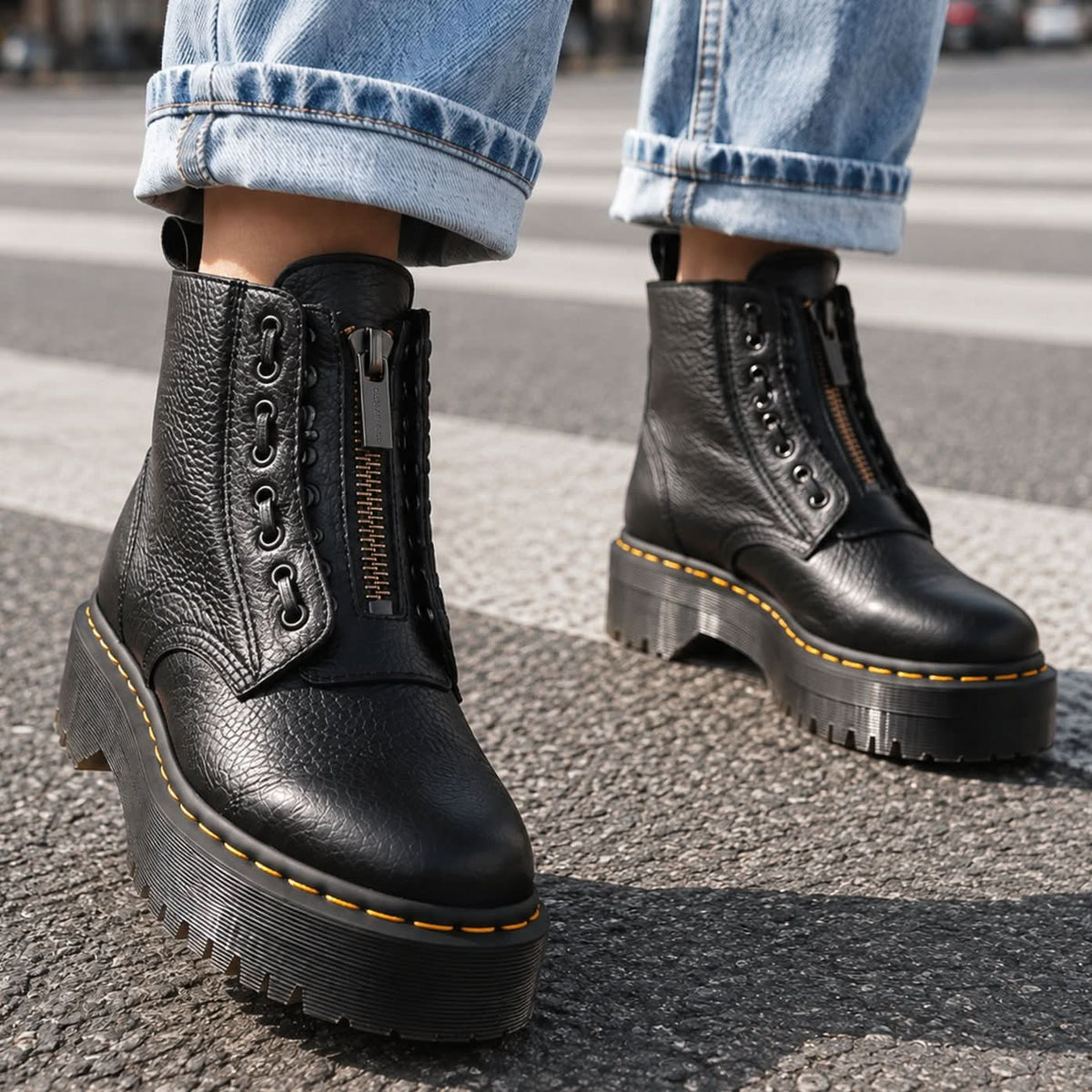 Chunky Platform Ankle Boots