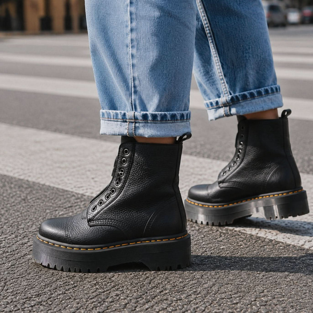 Chunky Platform Ankle Boots