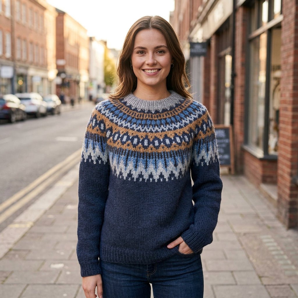 Relaxed Long Sleeve Sweater for Cozy Winter Outfits