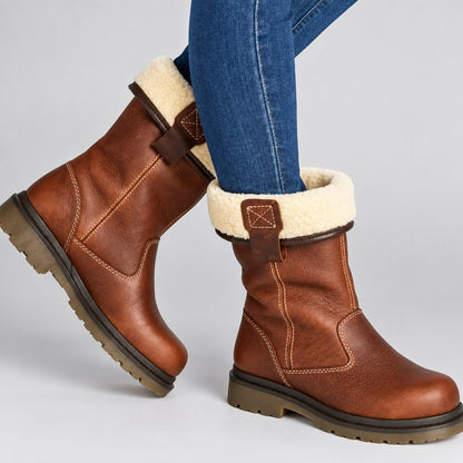 Vielseitige Winterstiefel bis zur Mitte der Wade