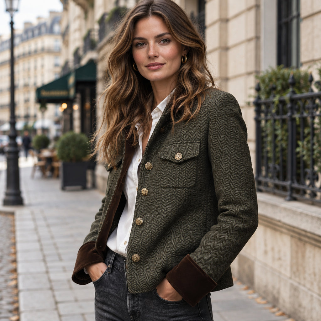 Retro Slim Fit Fashionable Jacket