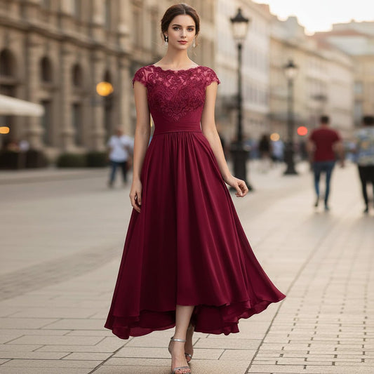 Elegant A-Line Maxi Dress