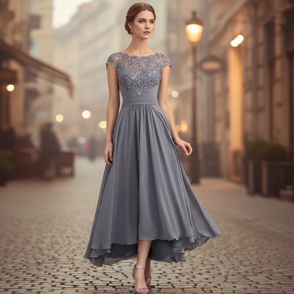 Elegant A-Line Maxi Dress