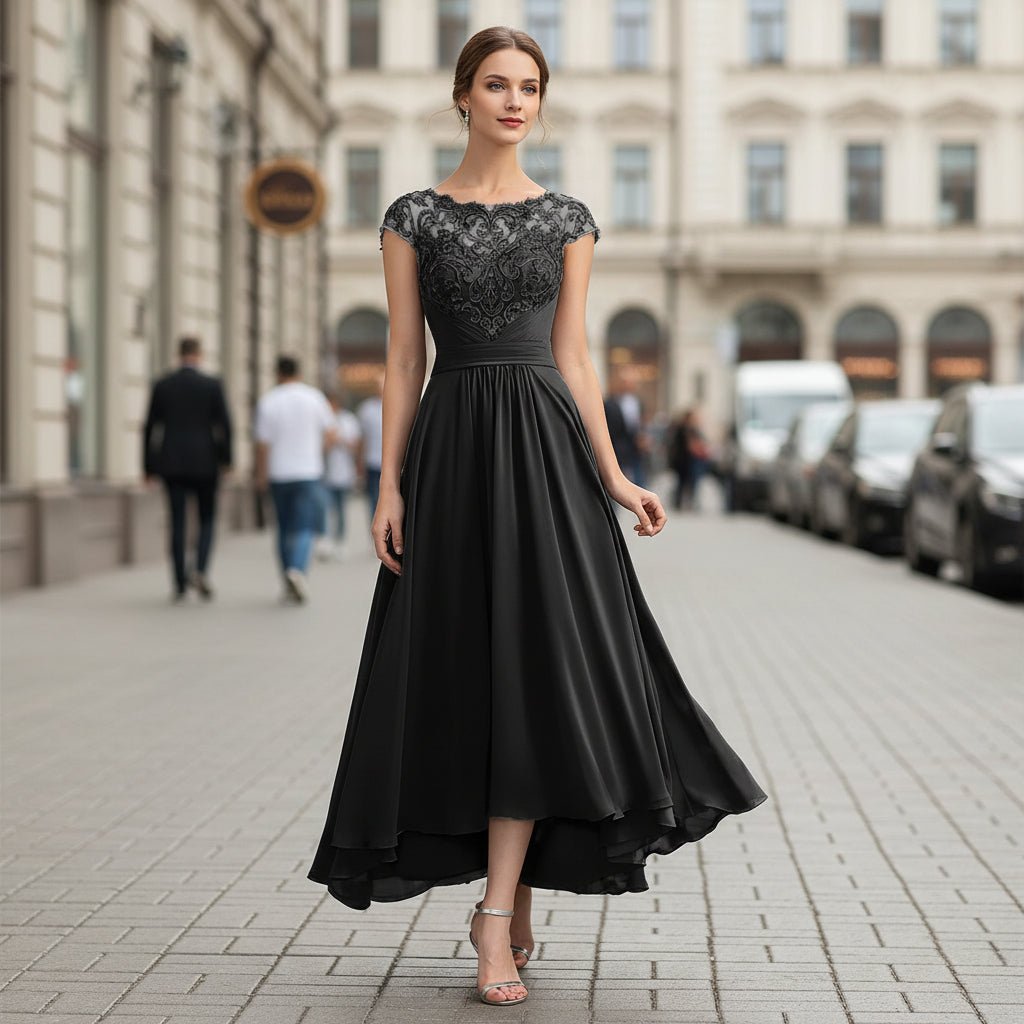 Elegant A-Line Maxi Dress
