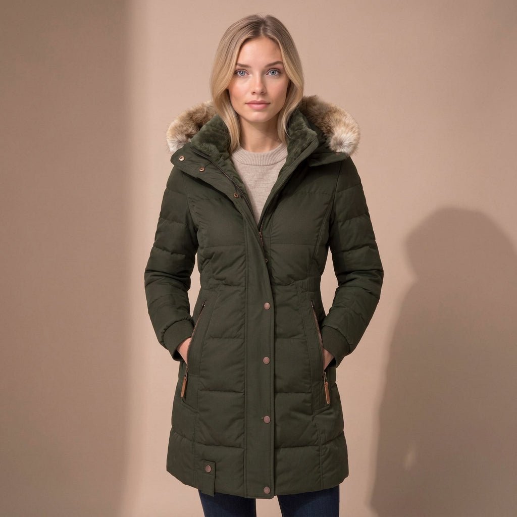 Indie | Women's Longline Quilted Hooded Parka