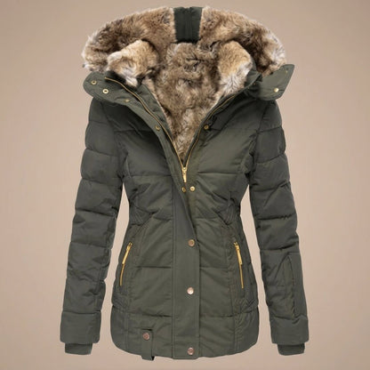 Indie | Women's Longline Quilted Hooded Parka