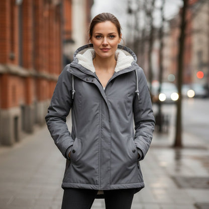 Women's Hooded Quilted Parka