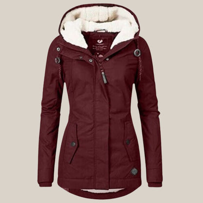 Women's Hooded Quilted Parka
