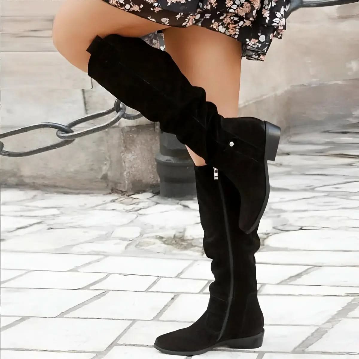 Slouchy-Overknee-Stiefel