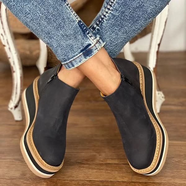 Zip Ankle Boots