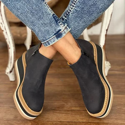 Zip Ankle Boots