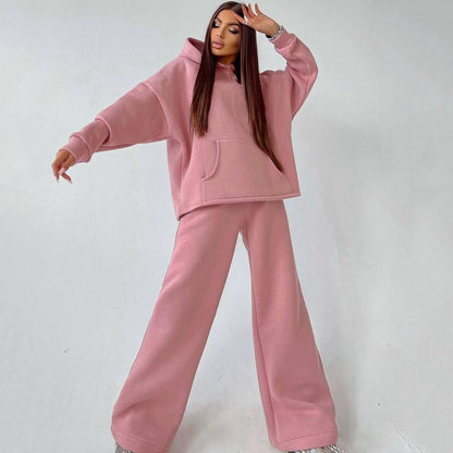Oversized Hoodie & Flare Pants Set