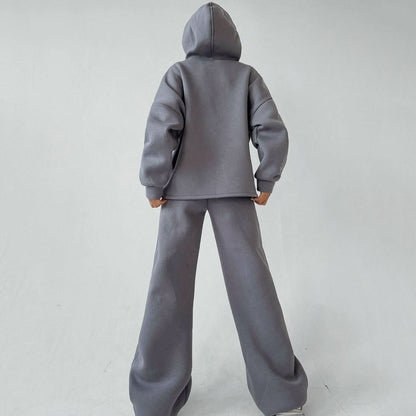 Oversized Hoodie & Flare Pants Set